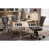 Home office desk  and table writer desk office chairs book cases solid wood Italy Style FD-102
