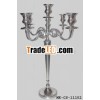 Brass Nickle Finish Candelabra