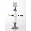 Aluminum Candle Holder With Glass