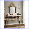 Unique Hand Carved Console Table with Mirror S-1808B