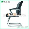 YZC096 Black Leather Reclining Office Chair with Fixed Armrest