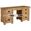 Rustic Solid Oak Office Desk