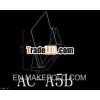 Rotating Black Acrylic Brochure Holder With Business Card