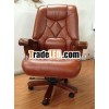 Ergonomic leather chair