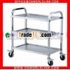 4 Wheel Stainless Steel Restaurant Service Trolley