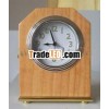 sweep analog hotel clock, solid wooden hotel clock