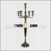 Black Wedding Candelabra ~ Aluminium Candelabra,  Antique Candelabra,  Decorative Candelabra,  Manuf