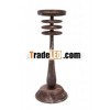 Designer Metal Candle Holder Junk Patina Finish