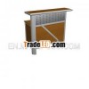 exhibition reception desk with double deck
