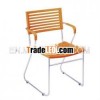 modern orange leisure chair