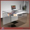 Modern transparent square acrylic/perspex pc/notebook computer table