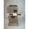 Antique Finish Wooden Pillar Holder