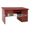OFB-014 Wood Grain Steeliness Executive Table
