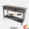 Super stylish solid legged antique MDF wood office desk