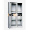 Steel Office Sliding Glass Door Cabinet
