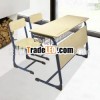 Standard size of two person writing desk and chair