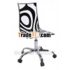 elegant acrylic office chair with 5 casters