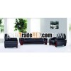 JIMU exported black leahter officehome sofa set