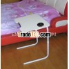Yiwu stock fold computer bed table adjustable bed table folding bed table