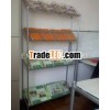 Magazine shelf/display shelf/metal rack/book shelf/wall mount magazine rack
