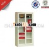 Metal file cabinet bookcase glass door diaplay cabinet
