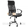 Office Mesh chair with chrome base CARMEN 6083 Beige Black colors