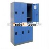 IGO-023 blue four door metal steel school cupboard for sale to clothes storage