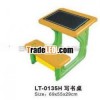cheap classic design furniture, children school writing desk and chair combo equipment(LT-0135H)