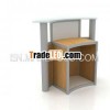 exhibition negotation desk with double deck