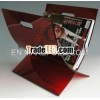 crossing acrylic magazine rack