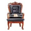 2013 luxury conference chair is made by solid wood and genuine leather