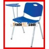 Training agency company classroom/training room plastic stackable chair with writing table