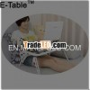 High quality plastic laptop desk with two powerful usb fan for young guy