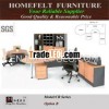 Simple design melamine office table(CR-B)
