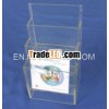 clear acrylic brochure stand