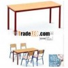 Double Wooden School Desk G3193
