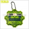 hot selling soft plastic reflective keychain EN13356