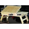 pine folding laptop desk, computer desk,  lattice top to ventilate, solid pine