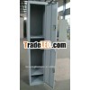 Metal 2-door luggage storage wardrobe cabinet furniture design