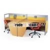 2 seat office partition and workstation