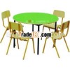 round table for school furniture/round reading table for children furniture/rotating round tables pr