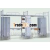 Modern steel apartment bed with locker,  desk and cabinet