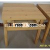 wooden square table