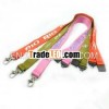 Simple cheap polyester lanyard with imprinted logo