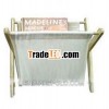 (W-SF-8021) wood folding magazine rack