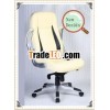 white-black pu leather executive office chair