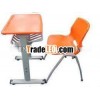 2013 Plastic and steel school furniture student desk and chair traning chair student tables