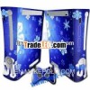 For XBOX360 Skin Sticker with Blue Snowflake Pattern