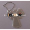 soft plastic reflective keychain EN13356