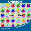 UNISIGN hot selling die cut sticker for sale (UVS-1)